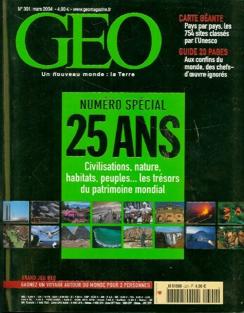 Livrenpoche : Géo n°301 : Numéro spécial 25 ans - Collectif - Livre