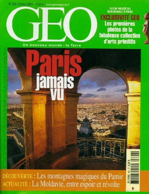 Livrenpoche : Géo n°296 : Paris jamais vu - Collectif - Livre