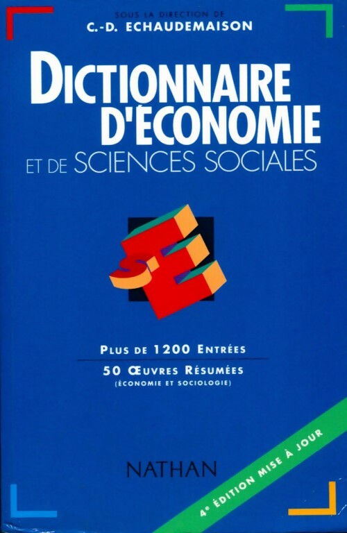 Livrenpoche : Dictionnaire d'économie et de sciences sociales - Collectif - Livre