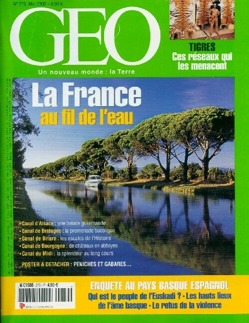Livrenpoche : Géo n°279 : La France au fil de l'eau - Collectif - Livre