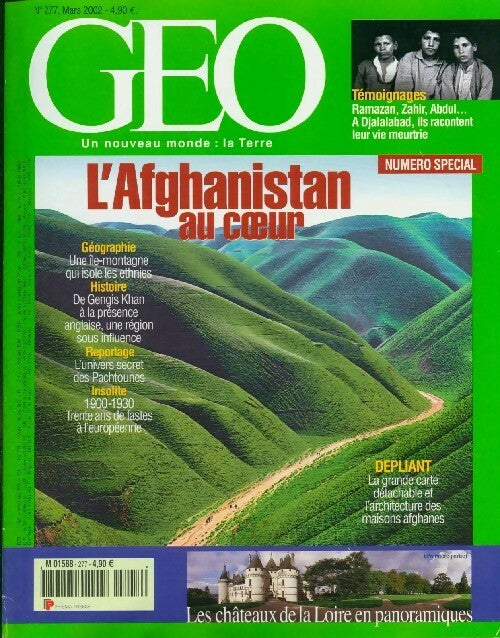 Livrenpoche : Géo n°277 : L'Afghanistan au coeur - Collectif - Livre