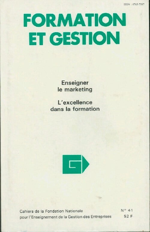 Livrenpoche : Enseigner le marketing / L'excellence dans la formation - Collectif - Livre