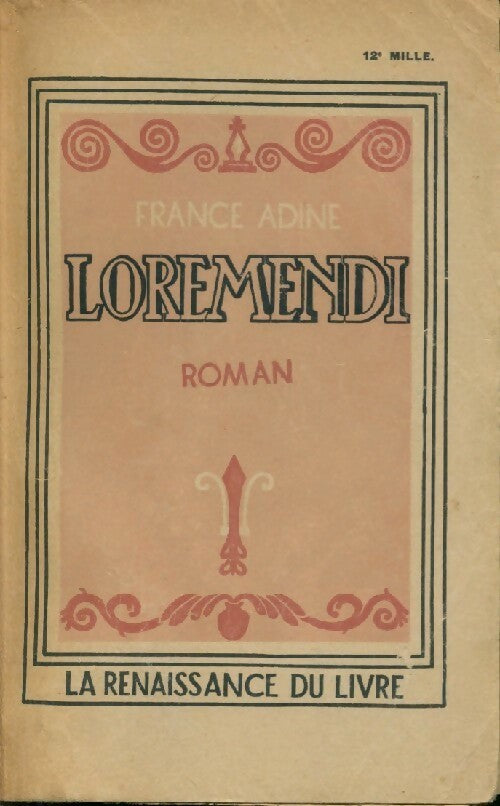 Livrenpoche : Loremendi - France Adine - Livre