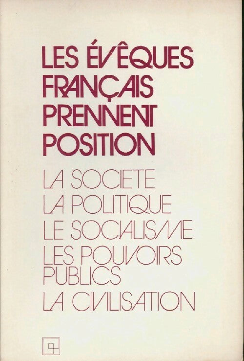 Livrenpoche : Les évêques français prennent position - Pierre Toulat - Livre
