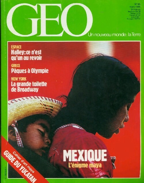 Livrenpoche : Géo n°85 : Mexique, l'énigme maya - Collectif - Livre