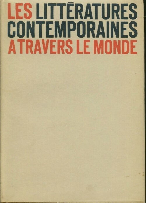 Livrenpoche : Les littératures contemporaines à travers le monde - Collectif - Livre