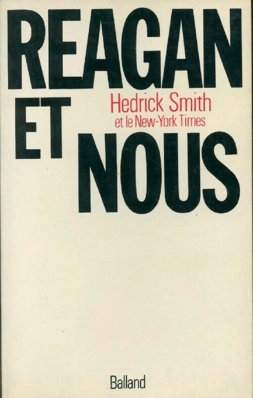 Livrenpoche : Reagan et nous - Hedrick Smith - Livre