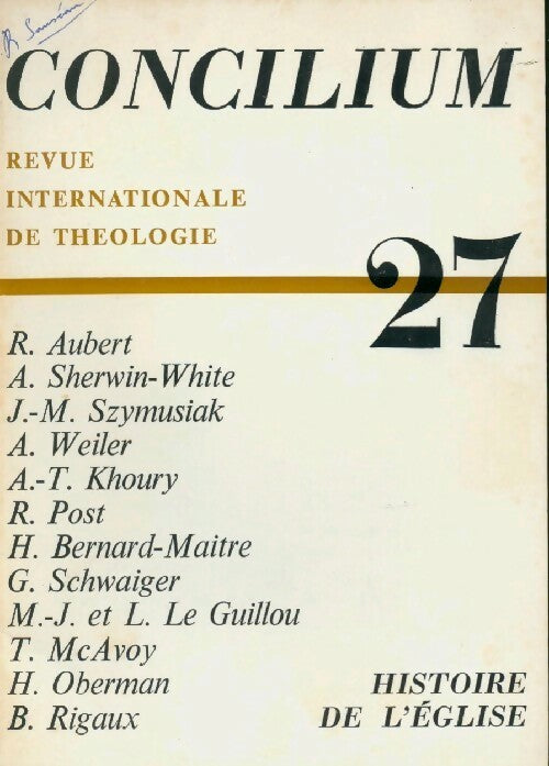 Livrenpoche : Concilium n°27 - Collectif - Livre