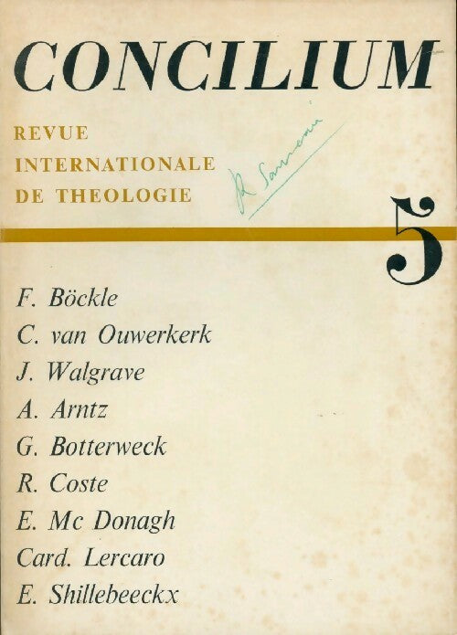 Livrenpoche : Concilium n°5 - Collectif - Livre