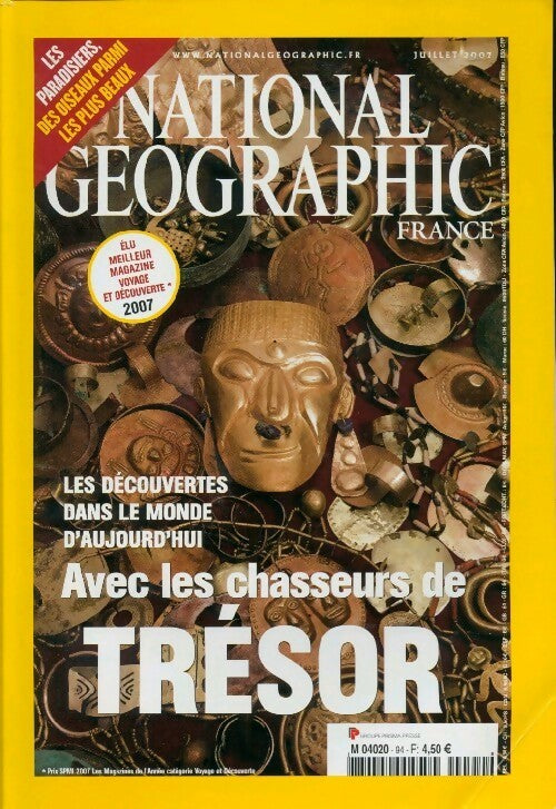 National Geographic n°94 : Avec les chasseurs de trésors - Collectif -  National Geographic France - Livre
