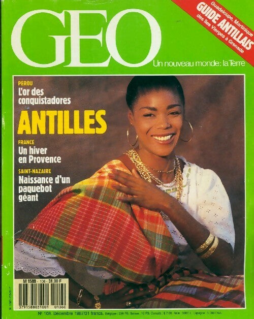 Livrenpoche : Géo n°106 : Antilles - Collectif - Livre