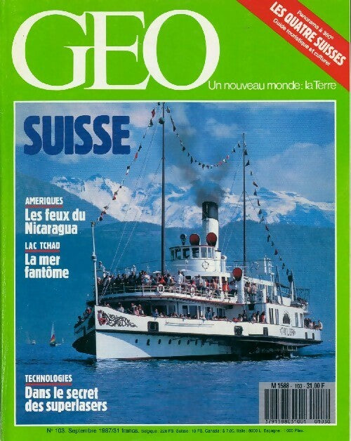 Livrenpoche : Géo n°103 : Suisse - Collectif - Livre