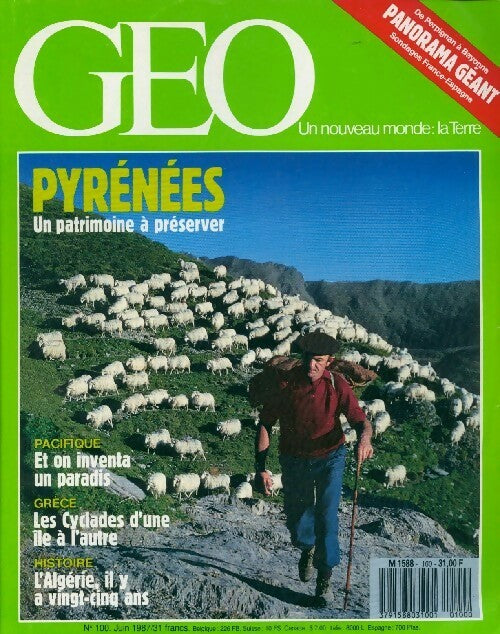 Livrenpoche : Géo n°100 : Pyrénées, un patrimoine à préserver - Collectif - Livre