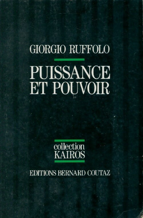 Livrenpoche : Puissance et pouvoir - Giorgio Ruffolo - Livre