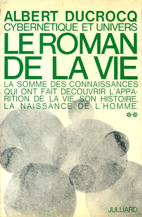 Livrenpoche : Le roman de la vie - Albert Ducrocq - Livre