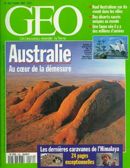 Livrenpoche : Géo n°188 : Australie, au coeur de la démesure - Collectif - Livre
