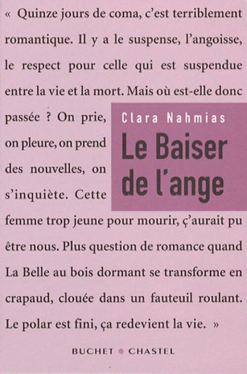 Livrenpoche : Le baiser de l'ange - Clara Nahmias - Livre