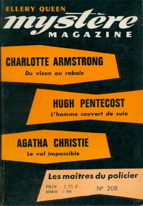 Livrenpoche : Mystère magazine n°208 - Collectif - Livre