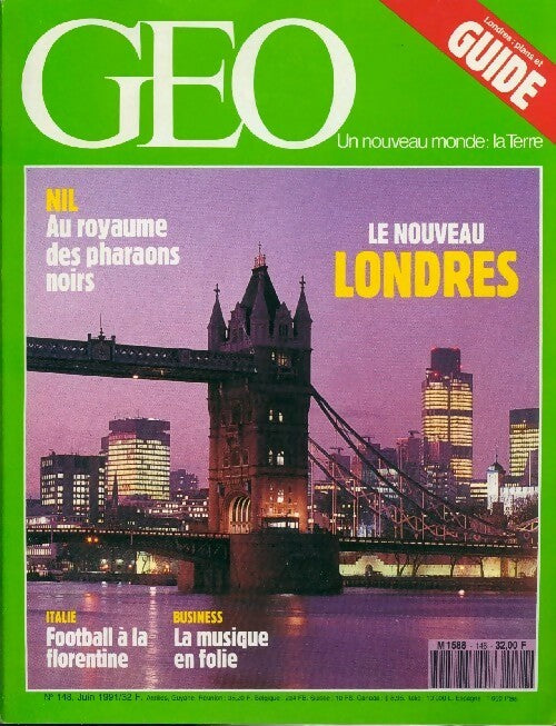 Livrenpoche : Géo n°148 : Le nouveau Londres - Collectif - Livre
