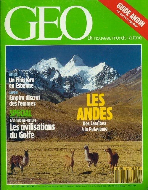 Livrenpoche : Géo n°147 : Les Andes - Collectif - Livre