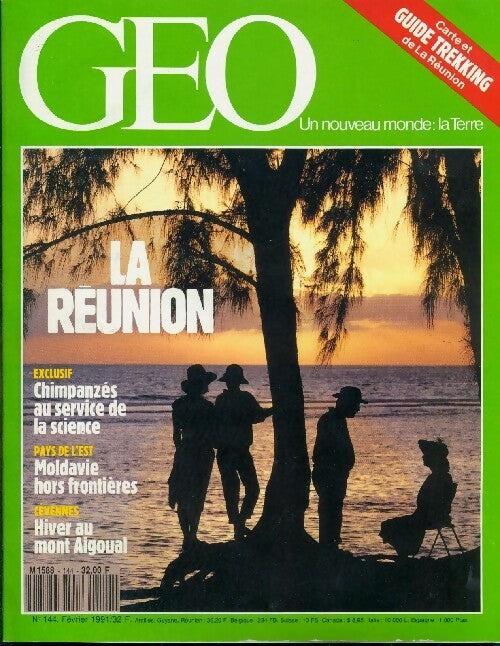 Livrenpoche : Géo n°144 : La Réunion - Collectif - Livre