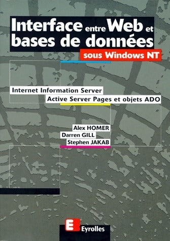 Livrenpoche : Interface entre Web et bases de données sous Windows NT - Collectif - Livre