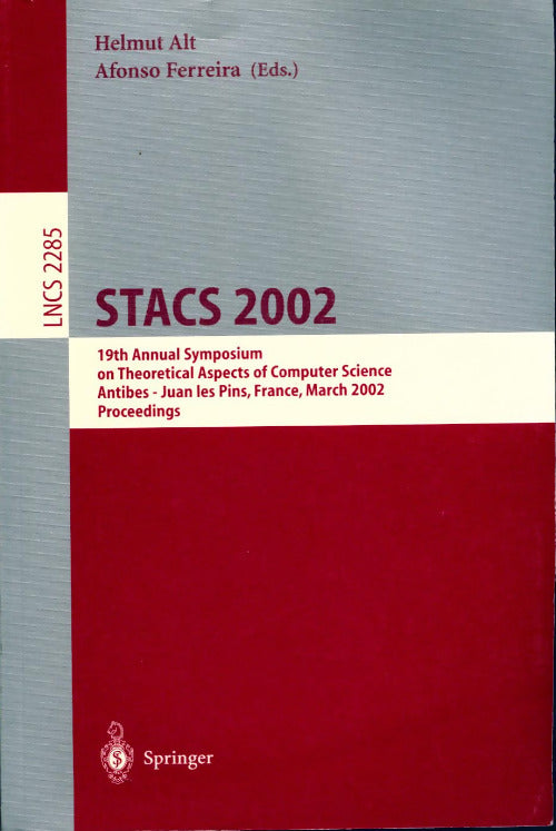 Livrenpoche : STACS 2002 - Collectif - Livre