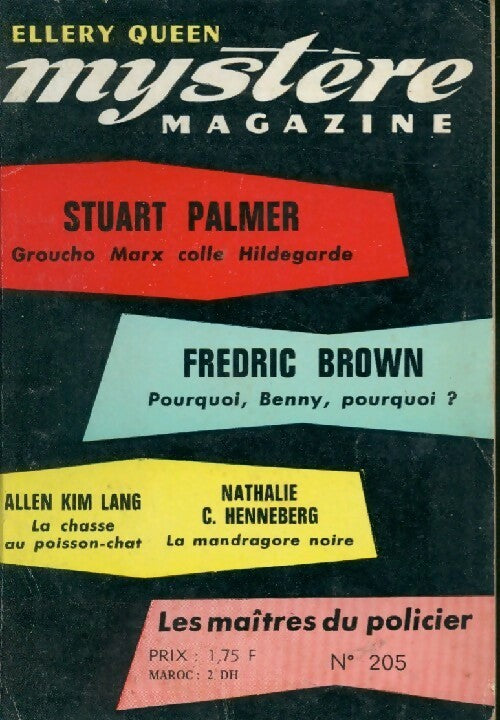 Livrenpoche : Mystère magazine n°205 - Collectif - Livre