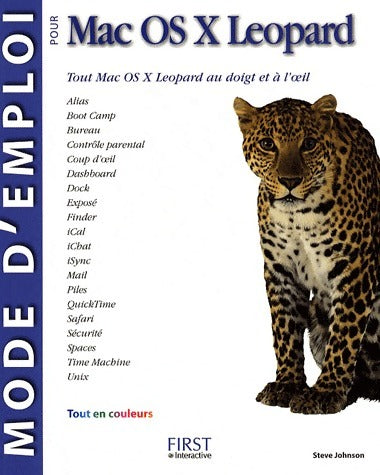 Livrenpoche : Mode d'emploi pour Mac OS X Leopard - Steve Johnson - Livre