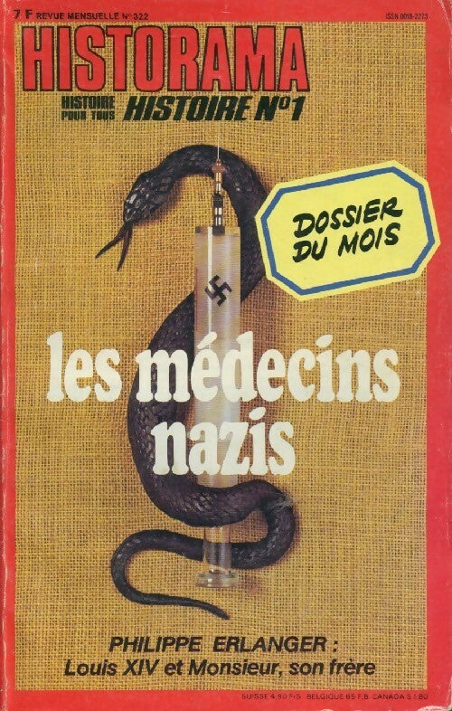 Livrenpoche : Historama n°322 : Les médecins nazis - Collectif - Livre