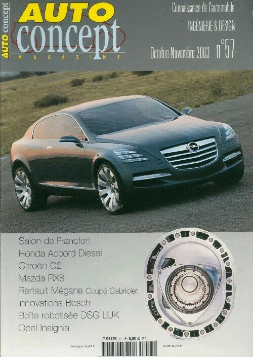 Auto concept n°57 - Collectif -  Auto concept - Livre