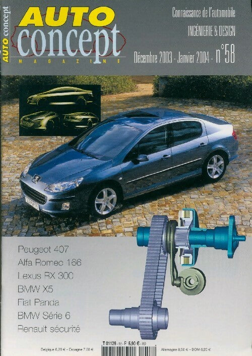 Livrenpoche : Auto concept n°58 - Collectif - Livre