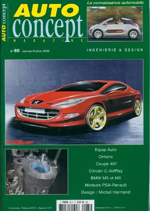 Livrenpoche : Auto concept n°65 - Collectif - Livre