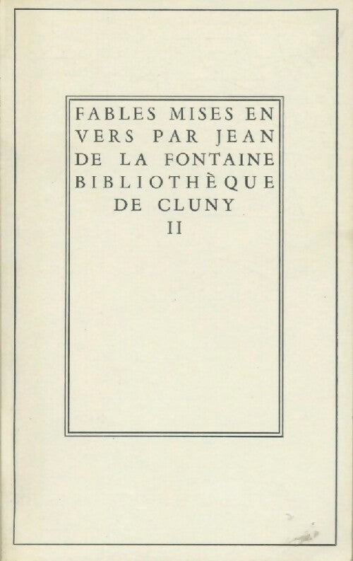 Livrenpoche : Fables Tome II - Jean De La Fontaine - Livre