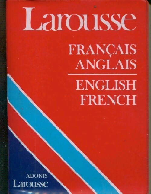 Dictionnaire Français-Anglais, Anglais-Français - Louis Chaffurin -  Adonis - Livre