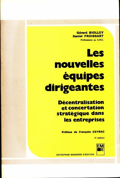 Livrenpoche : Les nouvelles équipes dirigeantes - Collectif - Livre