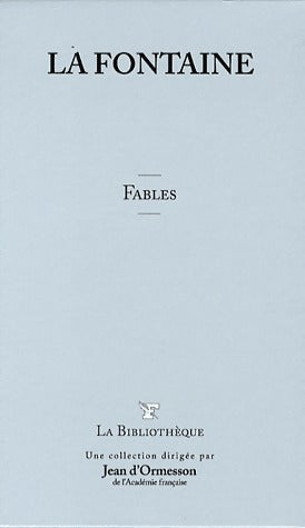 Livrenpoche : Fables - Jean De La Fontaine - Livre