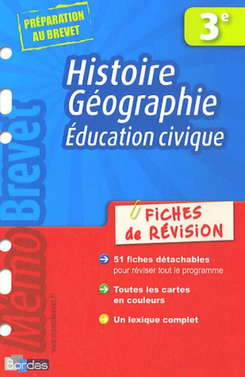 Livrenpoche : Histoire-géographie, Education civique 3e - Martine Lassus-Pucheu - Livre