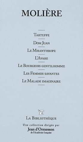 Livrenpoche : Tartuffe / Dom Juan / Le Misanthrope / L'Avare / Le Bourgeois gentilhomme / Les Femmes savantes / Le Malade imaginaire - Molière - Livre