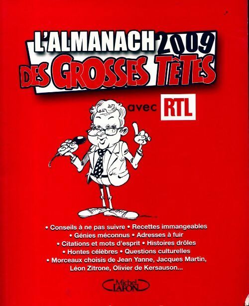 Livrenpoche : L'almanach 2009 des Grosses Têtes - Collectif - Livre
