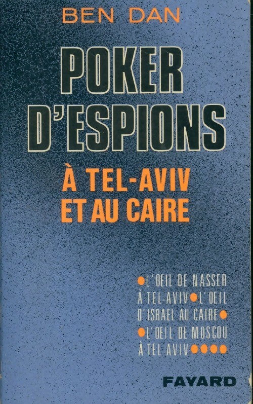 Livrenpoche : Poker d'espions - Ben Porat, Uri Dan - Livre