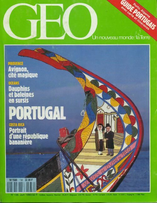 Livrenpoche : Géo n°136 : Portugal / Avignon, cité magique / Dauphins et baleines - Collectif - Livre