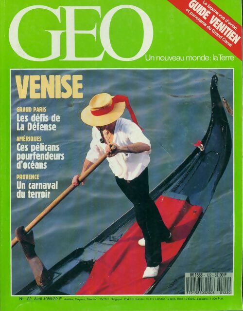 Livrenpoche : Géo n°122 : Venise / Les défis de la défense / Ces pélicans pourfendeurs d'océans - Collectif - Livre