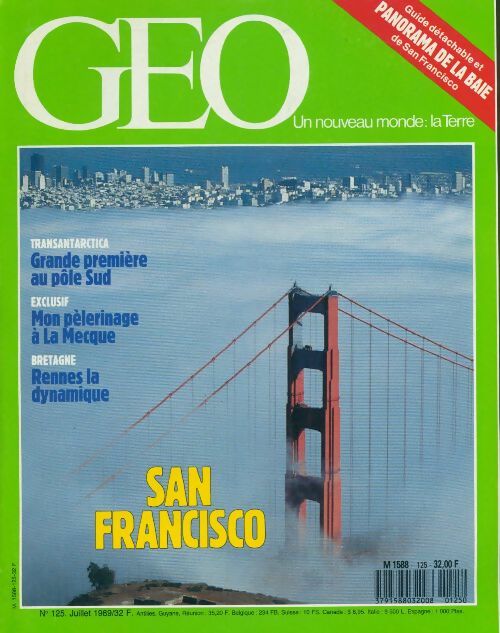 Livrenpoche : Géo n°125 : San Francisco / Grande première au pôle sud - Collectif - Livre