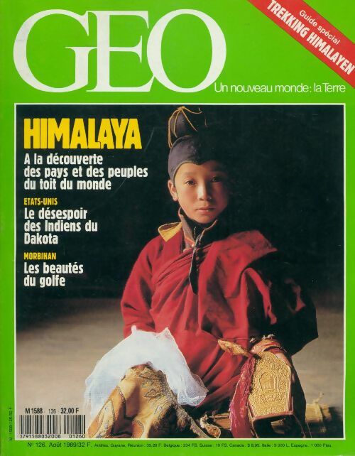 Livrenpoche : Géo n°126 : Himalaya / Le désespoir des indiens du Dakota - Collectif - Livre