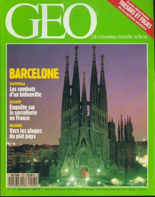 Livrenpoche : Géo n°127 : Barcelone / Les combats d'un bidonville / Enquête sur la sorcellerie - Collectif - Livre