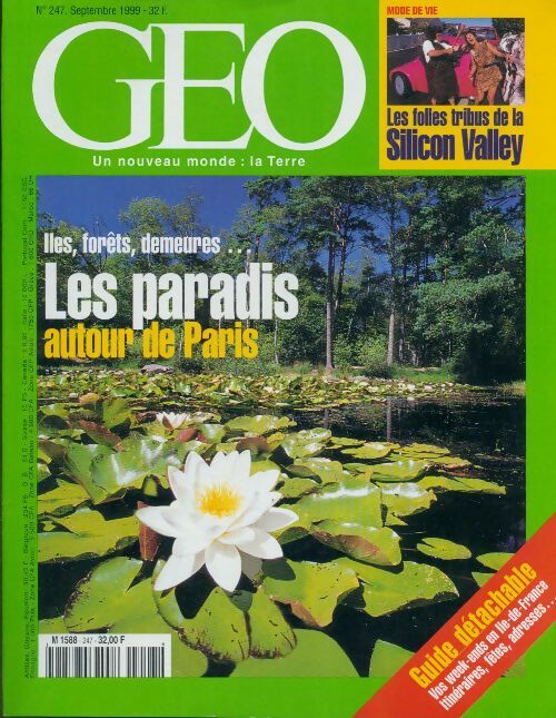 Livrenpoche : Géo n°247 : Les paradis autour de Paris - Collectif - Livre