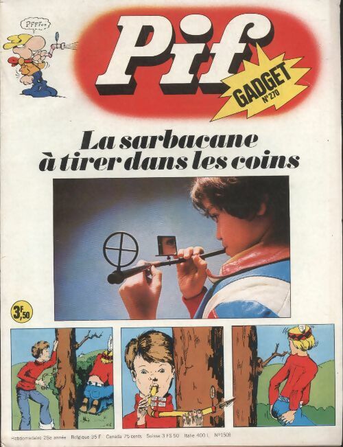 Livrenpoche : Pif Gadget n°270 - Pif n°1508 - Collectif - Livre
