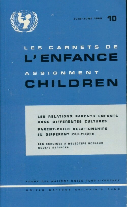 Les relations parents-enfants dans différentes cultures - Collectif -  Les carnets de l'enfance - Livre