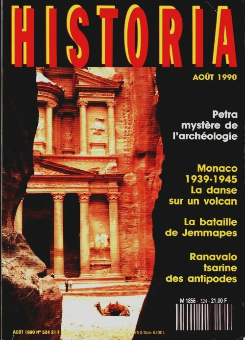 Livrenpoche : Historia n°524 : Petra, mystère de l'archéologie - Collectif - Livre
